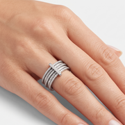 925 Sterling Silver Full Eternity Ring